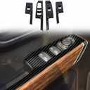 Interior Door Armrest Window Lift Cover Trim For Chevrolet Silverado 1500 19-23