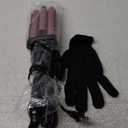 3 Barrel Hair Crimper Waver - DAN Technology Crimper Hair Tool with Ceramic for Women, Beach Waves Curling Iron, Dual Voltage, Easy to Use, Pink, 1 Inch (7 Heat Settings01)