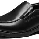 GINNI Boys Dress Shoes Slip On Loafers Casual Square Toe Church Wedding School Uniform Shoes for Toddler/Little Kid/Big Kid, Size 4