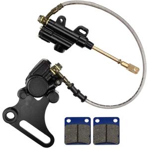 HIAORS Rear Brake Assembly Master Hydraulic Cylinder Caliper with Replaced Disc Brake Pad Coolster 15MM Wheel Axle for SSR 125cc 110cc Dirt Bike Pit Bike KLX BBR CRF TTR SDG 107 50cc 70cc Part