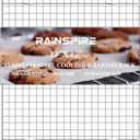 Rainspire Cooling Rack Stainless Steel, Heavy Duty Cooling Racks for Cooking and Baking, Oven Safe Wire Rack for Cooking, Baking Rack for Oven Cooking Fits Half Sheet Cookie Pan, 12" x 17", 1-Pack