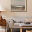 InSimSea Framed Canvas Wall Art Decor Room Decor, Classical Coastal Scenery Bathroom Pictures Wall Decorations, Farmhouse Kitchen Office Bathroom Art Wall Decor 16X20In