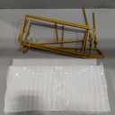 LAUCHUH 3 Tier Trays Stand, Porcelain Serving Trays Collapsible Sturdier Stand Serving Platters Dessert Table Display Set for Indoor Party, Entertaining, Thanksgiving, Christmas, Gold, 12.2 Inch