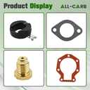 ALL-CARB Carb Carburetor Repair Kit Replacement for Johnson Evinrude 439073 431897 18-7219 6 8 9.9 15 20hp