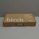 Birch Small Desktop Whiteboard  Glass Dry Erase Board Desk Pad Keyboard Stand with Storage Compartment, Adjustable Dividers, 3 Markers & Marker Holder  Perfect for Office, Home, & School (Charcoal)