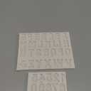 3-Piece Cooper Letters & Numbers Silicone Mold Set for Various Crafts - Perfect for Fondant Cakes, Chocolate, Resin, Gumpaste & DIY Creations