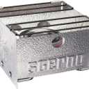 Sterno Foldable Portable Camping Stove - Easy-to-Assemble Outdoor Cooking Stove for Camping, Picnics, Tailgating & Emergencies - Silver (1-Pack)