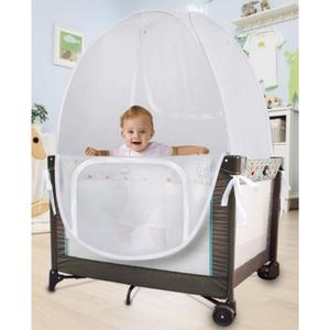 Baby & beyond Baby Pack 'N' Play Pop Up Tent Safety Net, Protects from Insects, Mosquitoes and from Baby Climbing Out, Top Quality See 10Pack 45x39x44cm