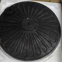 EliteShade USA Umbrella Base Stand Market Patio Outdoor Heavy Duty Umbrella Holder with Concave Radial Pattern,Bronze