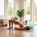 Grip Yoga Mat 5mm Non-Slip PU Natural Rubber Surface, Premium Fitness Mat for Hot Yoga, Pilates, for Women and Men