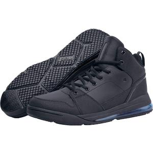 Shoes for Crews Tigon, Men's Slip Resistant Food Service Work Sneakers (11.5, Black)
