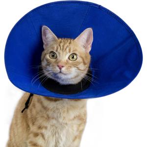 KVP EZ Soft Pet Cloth Recovery Collar, S Size Fits 5.5" to 12.25" Neck/5.5" Depth