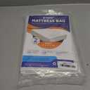 2 Pack King/Cal King Mattress Bag for Moving and Storage, Clear Plastic Mattress Cover for Moving, Waterproof Mattress Disposal Bags