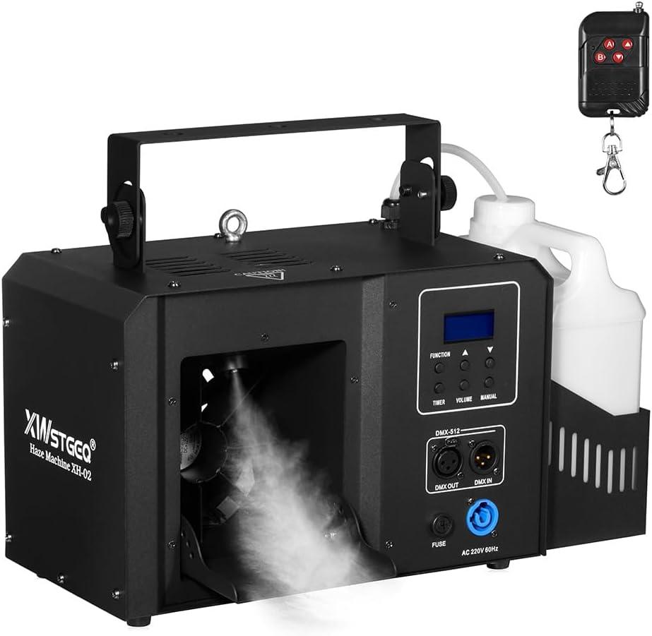 Haze Machine, 700W Continuous Output Fog Machine with Wireless Remote and DMX, Enhances Light Shows  Perfect for Stage, Parties, DJ, Halloween, and Clubs