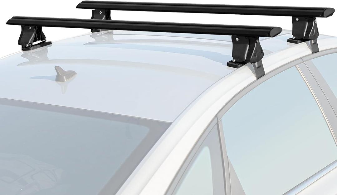 55" Roof Rack Cross Bars,Adjustable Aluminum Crossbars Replacement for Cargo Carrier Kayak Bike Snowboard