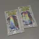 2 Pack Silver Metallic Tinsel Foil Curtains, 3.28 FT x 7.05 FT Glitter Silver Fringe Curtains, New Year Door Streamer Tinsel Backdrop Photo Booth for NYE Party Birthday Engagement Party Decorations