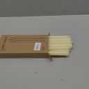 12 Pack Ivory Taper Candles 10 inch - Taper Candles Dripless, Smokeless, Unscented - 8 Hours Long Burning - Hand Poured Tall Candlesticks - Perfect for Home Decor, Weddings, and Special Occasions