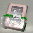 Aveniee Clear Makeup Bag Organizer, Travel Toiletry Bag for Women, Waterproof Cosmetic Pouch with Zippers,Car Accessories Organizers and Storage Case,Pink