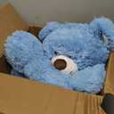 HollyHOME Big Teddy Bear Large Teddy Bear Stuffed Animal Birthday Valentines Day Plush for Kids and Girlfriend 36 inch Blue