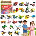 24-Pack Easter Figure Set Gifts for Kids,Building Blocks Set,Easter Basket Stuffers for Kids, Collectible Holiday Figures, Assorted Spring Easter Toys, Party Favors & Festive Gifts for Boys & Girls