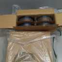 TheTerra Ceramic Dinnerware Sets for 4, 12 Pieces Porcelain Lightweight Speckled Plates and Bowls Sets, Scratch Resistant Dish Set, Oven & Microwave & Dishwasher Safe, Coca Mocha