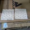 Christmas Tree Snowflake Pillow Covers 18x18 inch Set of 2 Double-Sided Beige Christmas Throw Pillow Cases Soft Plush Faux Fur for Winter Decoration Chair Sofa Bedroom Living Room Home Decor