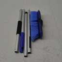 PBT Car Wash Brush with Long Handle 10'' Larger Soft Bristle Brush Head Rubber Bumper for Vehicle Wheel RV SUV Boat Truck Solar Panel Deck Washing, 60'' 151cm