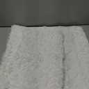 candyfouse Christmas Snow Pillow Covers 18x18 inches 2-Piece Set White Soft Plush Artificial Fur Jacquard Bedroom Sofa Holiday Winter Home Decoration