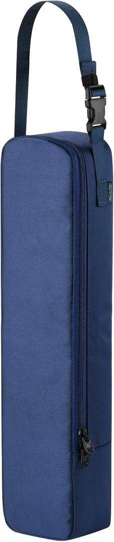 Beautyflier Portable Steamer Bag for Travel Steam Iron, Travel Carrying Bag for Handheld Iron, Handheld Steamer Case Organizer with Hanging Buckle Strap, Fits Travel, Bag Only (Dark Blue)