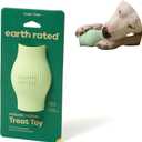 Earth Rated Treat Dispensing Dog Toys, Enrichment Toy for Adult and Puppy Dogs, Slow Feeder, Dishwasher and Freezer-Safe, Natural Rubber, Small, Green