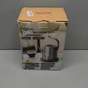 Smartyle Electric Tea Kettle with Thermometer,1.0L Gooseneck Electric Kettle,304 Stainless Steel,Auto Shut-Off,1200W Pour Over Coffee Pot for Brewing Coffee & Tea at Home,Office,or Caf (Chrome)