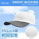 Lightweight&Breathable&4-Way Stretch Running Visor hat for Women Men, Portable Cool Sports hat for Spring Summer