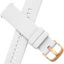 Abanen Silicone Watch Bands for Garmin Vivoactive 4S / Venu 2S / Venu 3S / Vivomove 3S, Soft Sport 18mm Quick Release Waterproof Replacement Wristband Strap for Garmin Forerunner 255s/265S