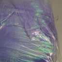 Newwiee 15 Yard Iridescent Ribbon Ruffle Trim Pleated Chiffon Organza Fabric Chiffon Ribbon Lace Fabric Trim for Wedding Sewing Dress Lanter Skirt Bag Decor Jellyfish Hat Costume Craft(Purple)