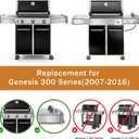 19.5 inch Grill Grates Replacement for Weber Genesis 300 Series, Gill Parts for Genesis E310 E320 E330 S310 S320 S330 EP310 EP320 EP330, Parts 7524 7528, Cast Iron Grill Grates (19.5" x 12.9" Each)