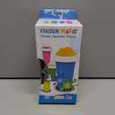 2022 Slushie Maker Cup, Magic Quick Frozen Smoothies Cup Cooling Cup Double Layer Squeeze Cup Slushy Maker Cup, Homemade Milk Shake Ice Cream Maker it for All Ages (Pink)