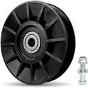 194326 V-Idler Pulley Compatible with Craftsman Mower, Drive V-Groove Idler Pulley Compatible with Hus qvarna AYP YT3000 YET4000 4500 GT6000 YTH21K46 Lawn Mower with 42" 54" Deck, Replace 532194326
