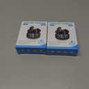 2 x Studio-Quality Wireless Ear Buds with Deep Bass & Enhanced Audio Clarity, Bluetooth 5.4, 10-Year Lifespan Earbuds, ENC Noise Cancelling Calls, Secure Fit Memory Foam Tips, IPX6 Waterproof (White)