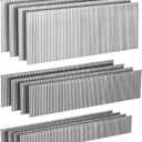 PINOZE 18 Gauge Stainless Steel Brad Nails, 1200-Count (2", 1-1/4", 3/4", 400 Per Size), 304 Stainless Steel Small Finishing Nail Gun Nails for Pneumatic, Electric Brad Nailer Gun