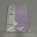 2026 Planner, Weekly and Monthly Calendar Planner from January 2026 - December 2026, 5.75" x 8.38" Hardcover Leather Hourly Appointment Book with Tabs, A5 Spiral Daily Planners for College School Work Home, Purple