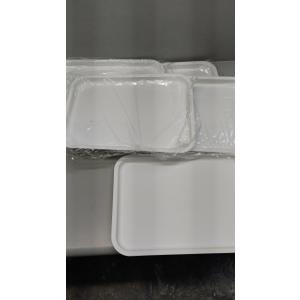 WOWBOX 5 pcs Serving Tray for Entertaining, Serving Platters for Fruit, Cookies, Dessert, Snacks, Reusable Plastic Trays for Serving Food and Pantry Organization in Kitchen & for Parties
