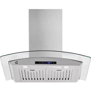 Wall Mount Range Hood, 30 in Stainless Steel Range Hood, 3 Speed Exhaust Fan Ducted/Ductless Convertible Kitchen Vent Hood, Easy Installation, 450 CFM Gesture Sensing & Touch Control with LED Lights