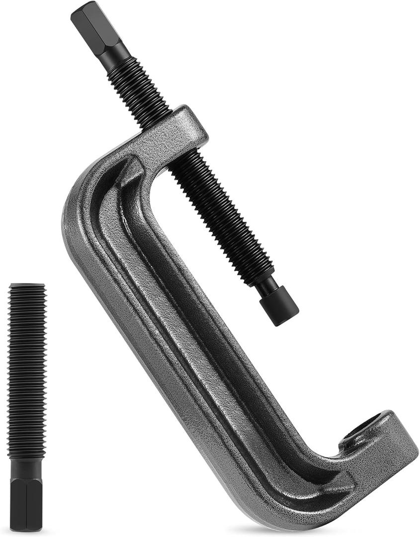 Orion Motor Tech Ball Joint Press Kit, C Frame Press for Ball Joints, U Joints, Brake Anchor Pins, and Wheel Studs, U Joint Removal Tool Set with C Frame Press and 2 Screws for Joint Replacement