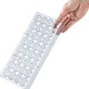 Pastry Tek 10.8 x 5.3 Inch Chocolate Shaping Mold, 1 Freezable Candy Mold - 32 Cavities, Half-Sphere, Clear Polycarbonate Chocolate Mold, Dishwashable, Easy To Release - Restaurantware