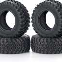 RC Rubber Micro Tires 38mm with Foam Insert 4pcs for 1/18 Kyosho Mini Z 4x4 Jimny
