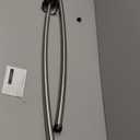 Moen Curved Adjustable Spring Tension No Drill Shower Curtain Rod for Bathroom, Brushed Nickel Finish, CSR2172BN