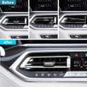 Jaronx Compatible With BMW Air Vent Clips Tab for X5 G05 2019-2023/X6 G06 2020-2023/X7 G07 2019-2023,Upgraded AC Vent Clips Air-Conditioning Outlet Tab Trim Set for BMW X5 G05/X6 G06/X7 G07(Left Side)