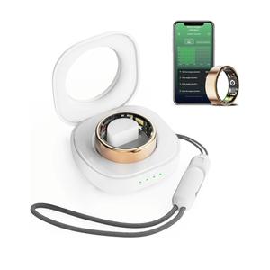 Smart Ring Health Tracker, Sleep&Exercise Monitor Heart Rate,Blood Oxygen,Fitness Trackers for Man&Women -Long Lasting Batteries,Waterproof Sleep Tracking Wearable (Gold, 13)