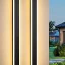 57" Outdoor Modern Wall Lights, 2-Pack Exterior Lighting Fixture, 57in
