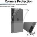 2 x Case Compatible with 10.9 Inch Nubia RedMagic Gaming Pad Pro Tablet, Includes a Screen Protector - Ultra Clear Soft Flexible TPU Cover,Transparent.